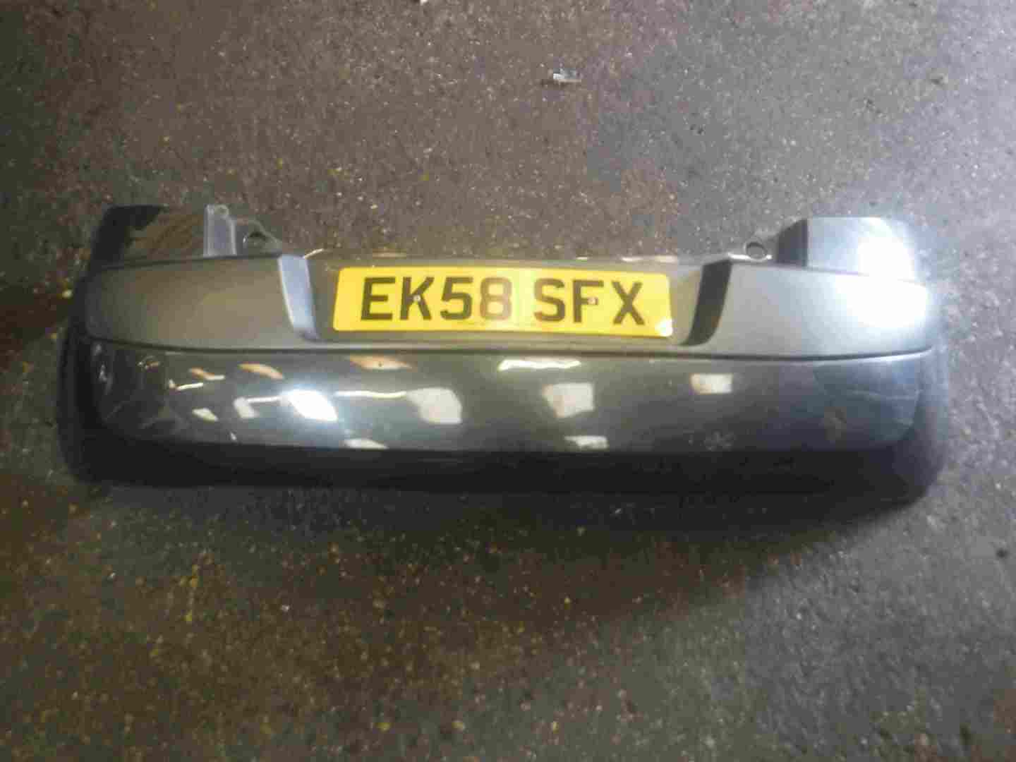 Renault Megane 2006-2008 Rear Bumper Grey TEB66 FACELIFT