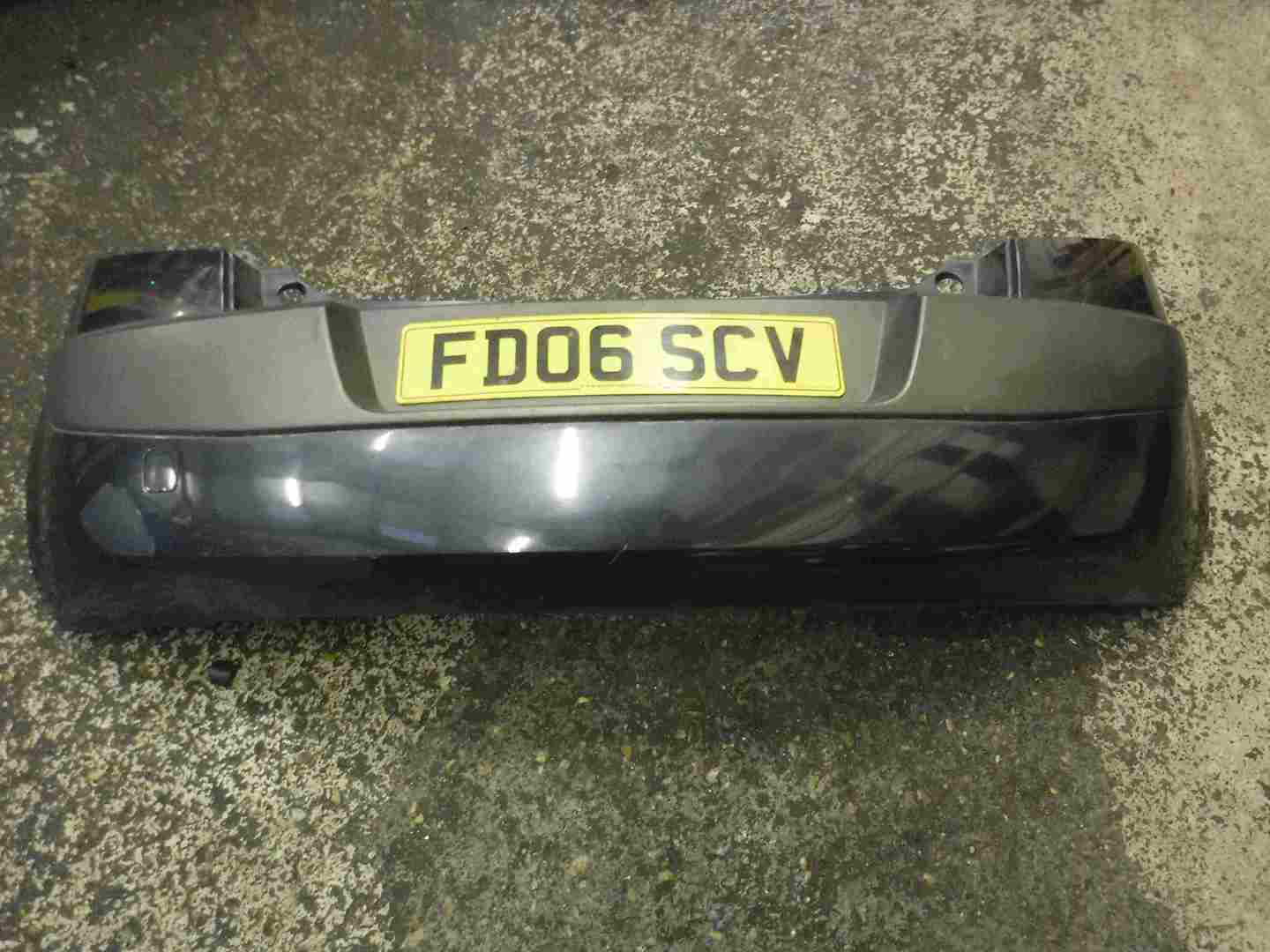 Renault Megane 2006-2008 Rear Bumper Grey TEB66