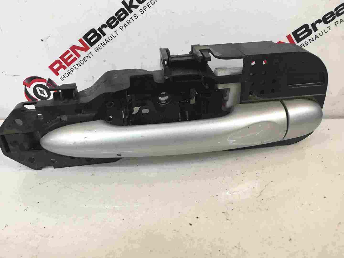 Renault Megane 2008-2012 Drivers OSF Front Exterior Door Handle Silver TED69