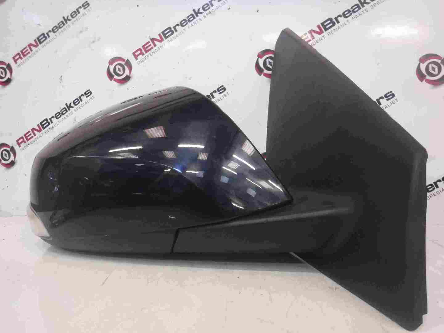 Renault Megane 2008-2014 Drivers OS Wing Mirror Blue NV472