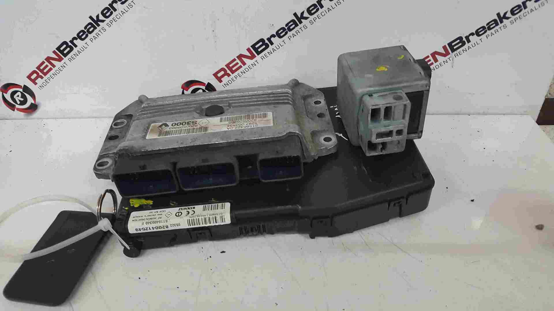 Renault Megane 225 2002-2008 2.0 16v ECU SET UCH BCM Immobiliser + Key Card