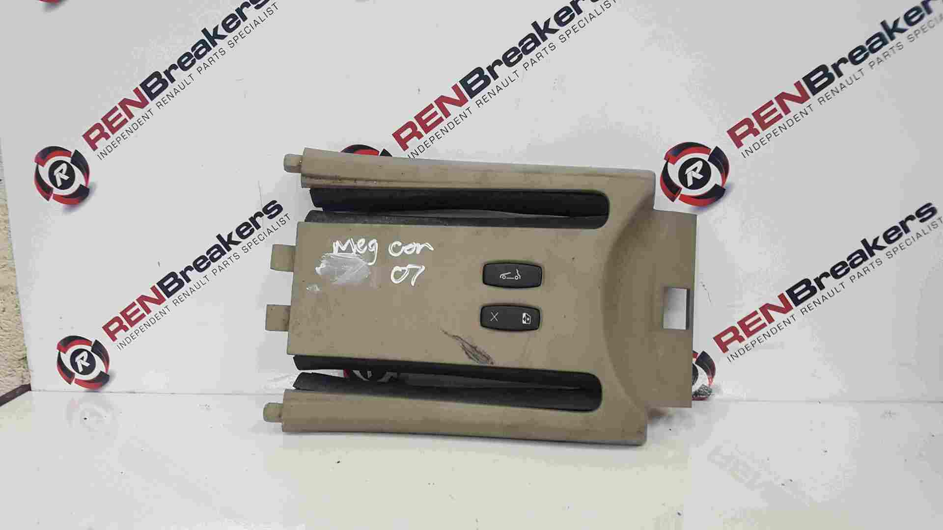 Renault Megane Convertible 2002-2008 Centre Console Trim Roof Open Button Beige
