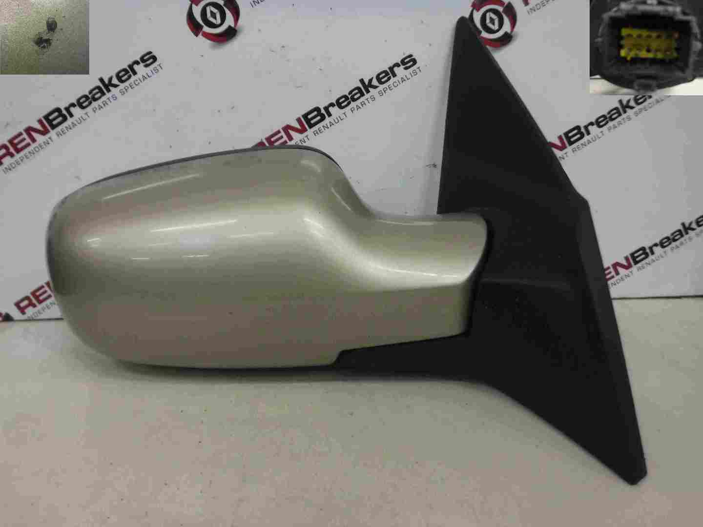 Renault Megane Convertible 2002-2008 Drivers OS Wing Mirror Gold TED11 Folding