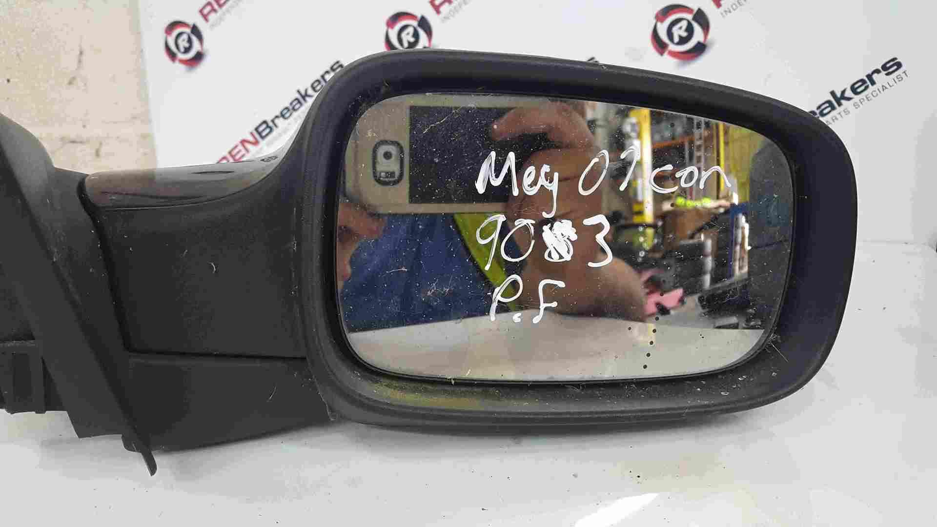 Thumb 5 Renault Megane Convertible 2002-2008 Drivers OS Wing Mirror Green Folding