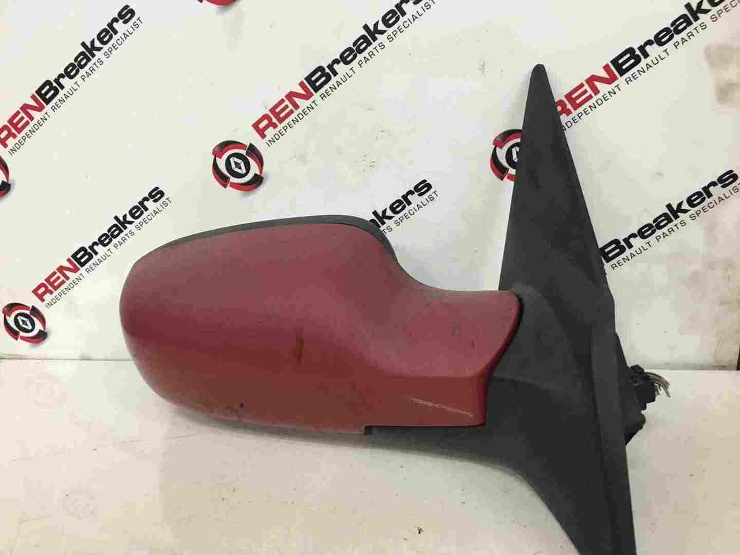 Renault Megane Convertible 2002-2008 Drivers OS Wing Mirror Red Folding