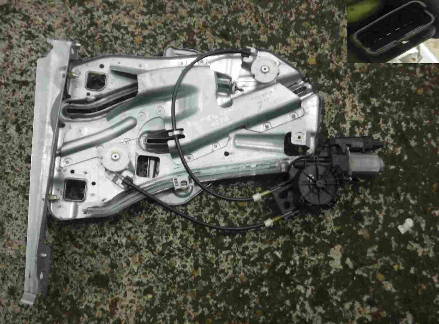 Renault Megane Convertible 2002-2008 Drivers OSR Rear Window + Regulator 6pin