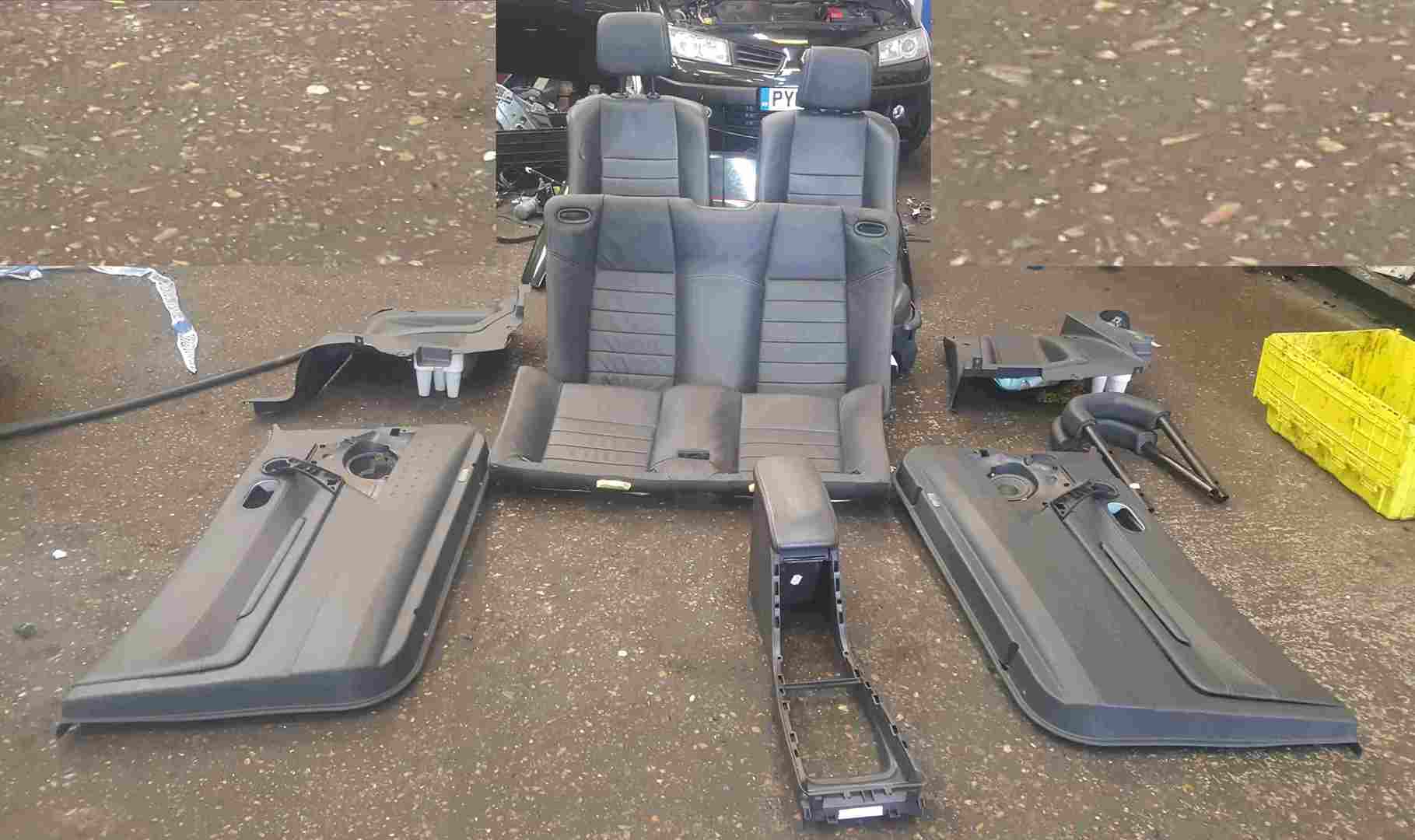 Renault Megane Convertible 2002-2008 Full Leather Interior Set Chairs Cards
