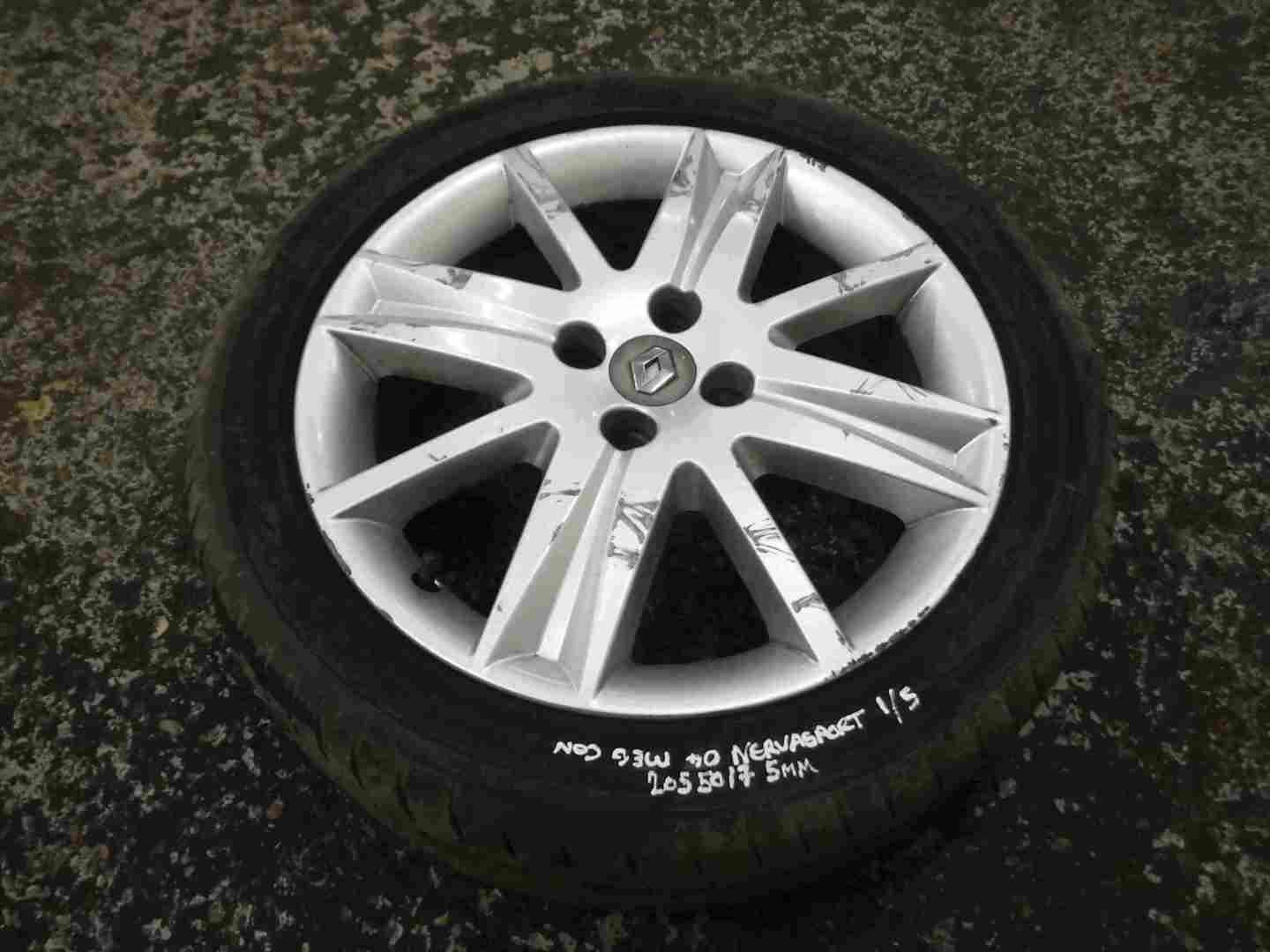 Renault Megane Convertible 2002-2008 Nervasport Alloy Wheel + Tyre 205 50 17 5mm