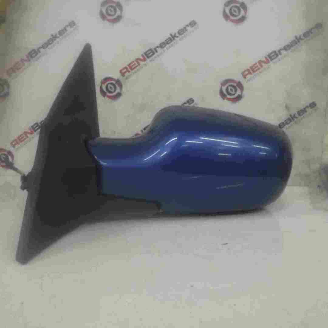 Renault Megane Convertible 2002-2008 Passenger NS Wing Mirror Blue TEI45 Folding