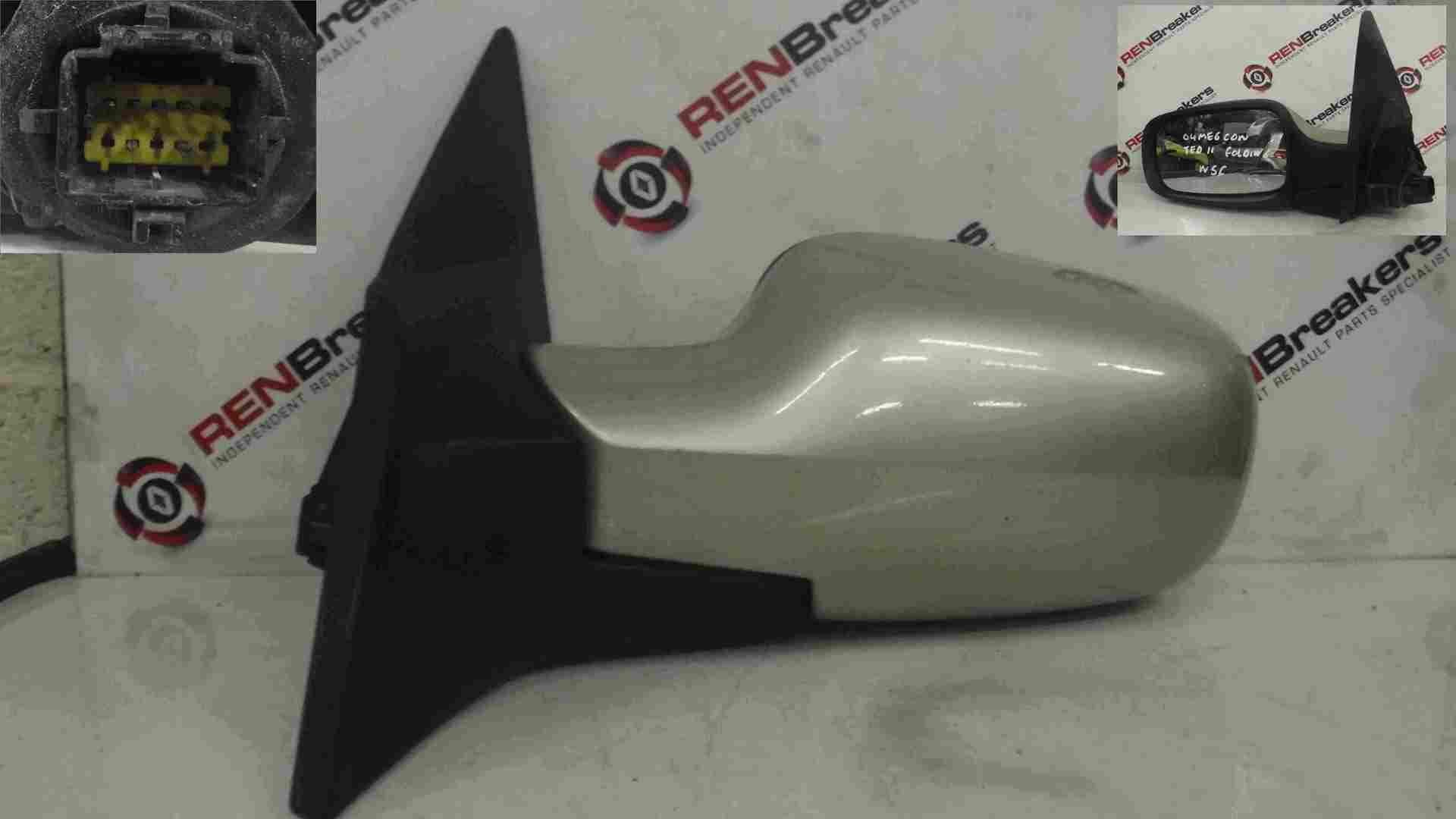 Renault Megane Convertible 2002-2008 Passenger NS Wing Mirror Gold Beige TED11