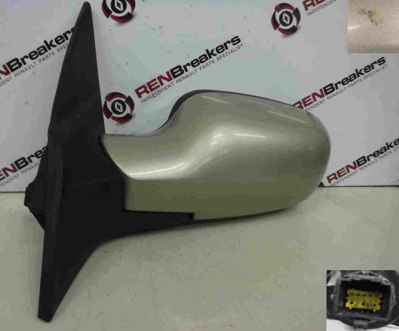 Renault Megane Convertible 2002-2008 Passenger NS Wing Mirror Gold TED11 Folding