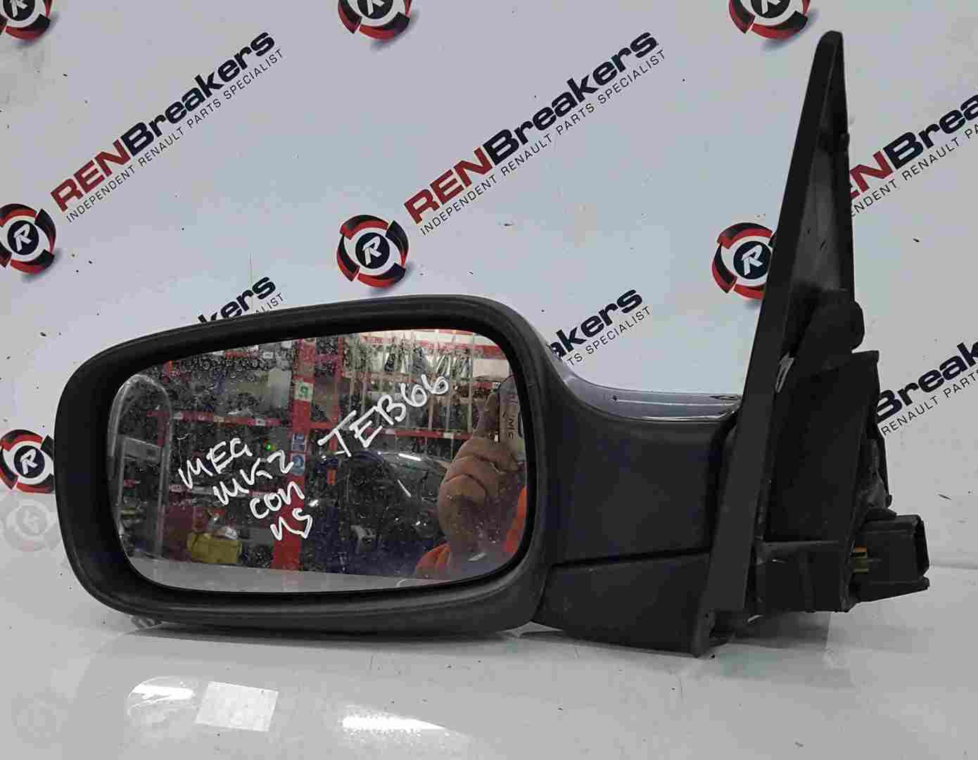 Thumb 4 Renault Megane Convertible 2002-2008 Passenger NS Wing Mirror Grey TEB66 Folding