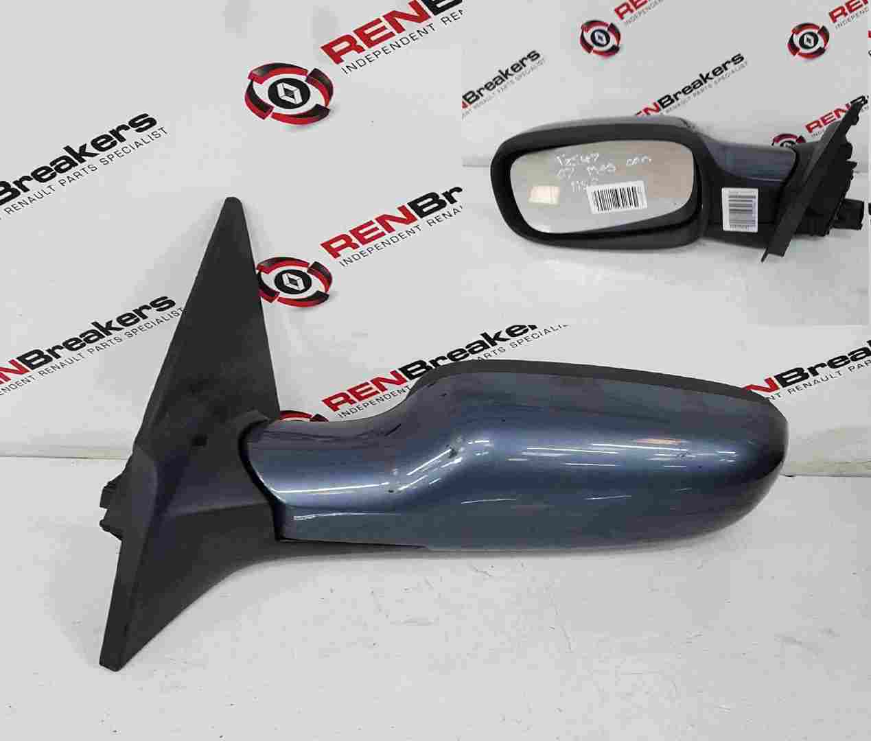 Renault Megane Convertible 2002-2008 Passenger NS Wing Mirror Purple Blue TEJ47