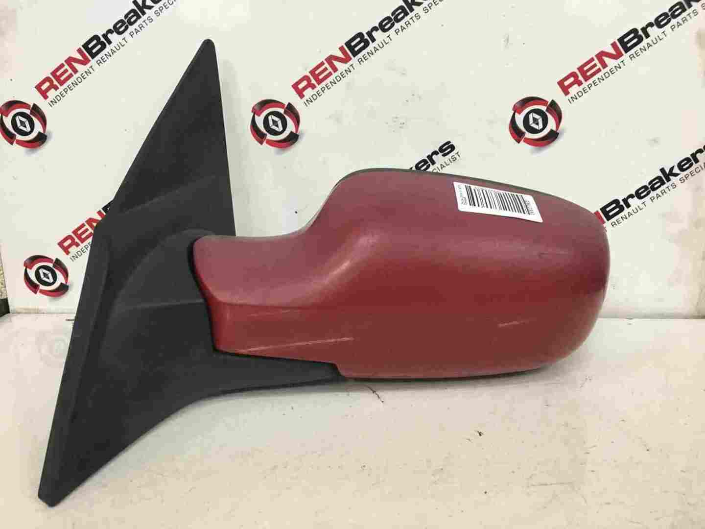 Renault Megane Convertible 2002-2008 Passenger NS Wing Mirror Red Folding