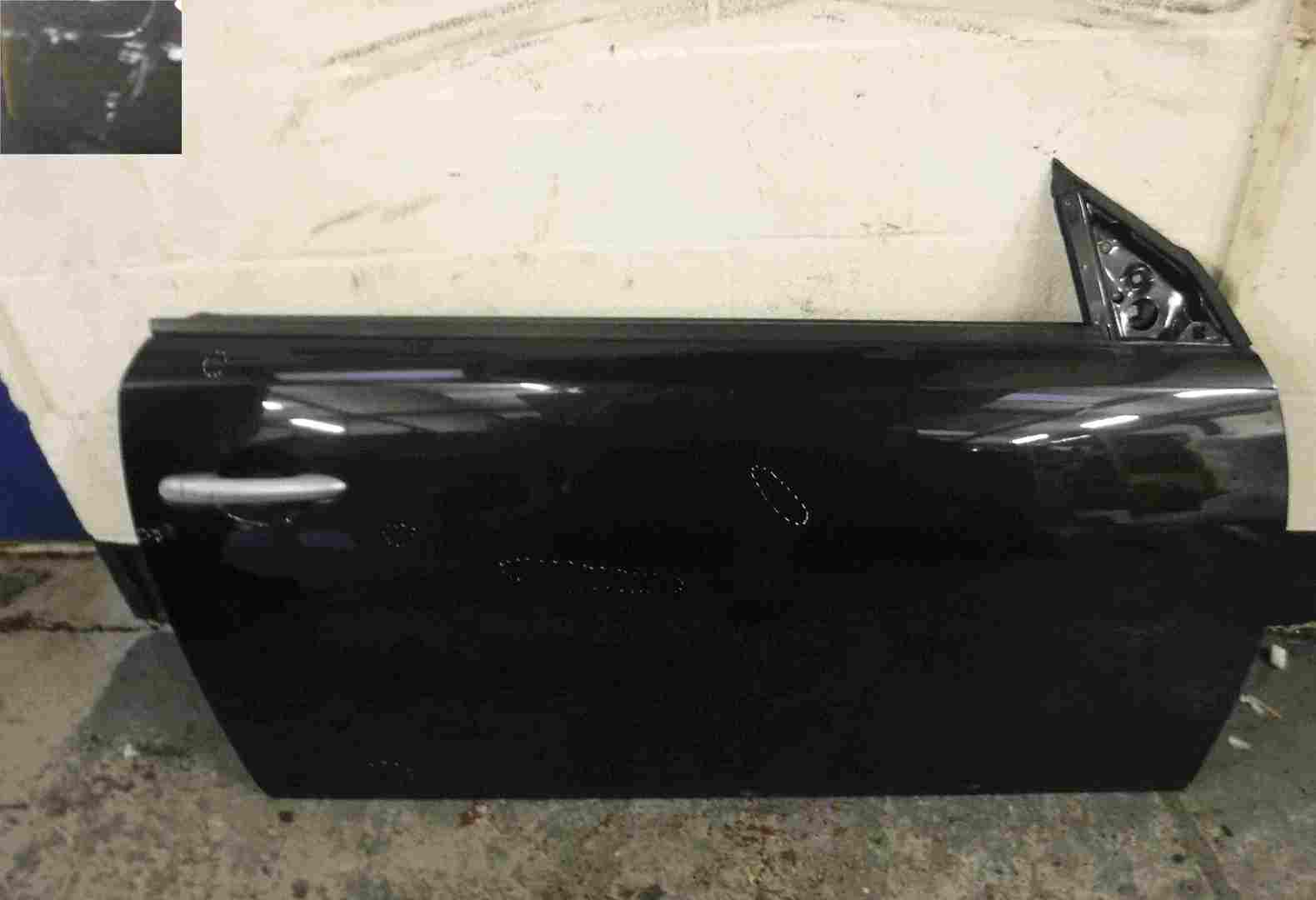 Renault Megane Convertible 2002-2008 Passenger NSF Front Door Black 676