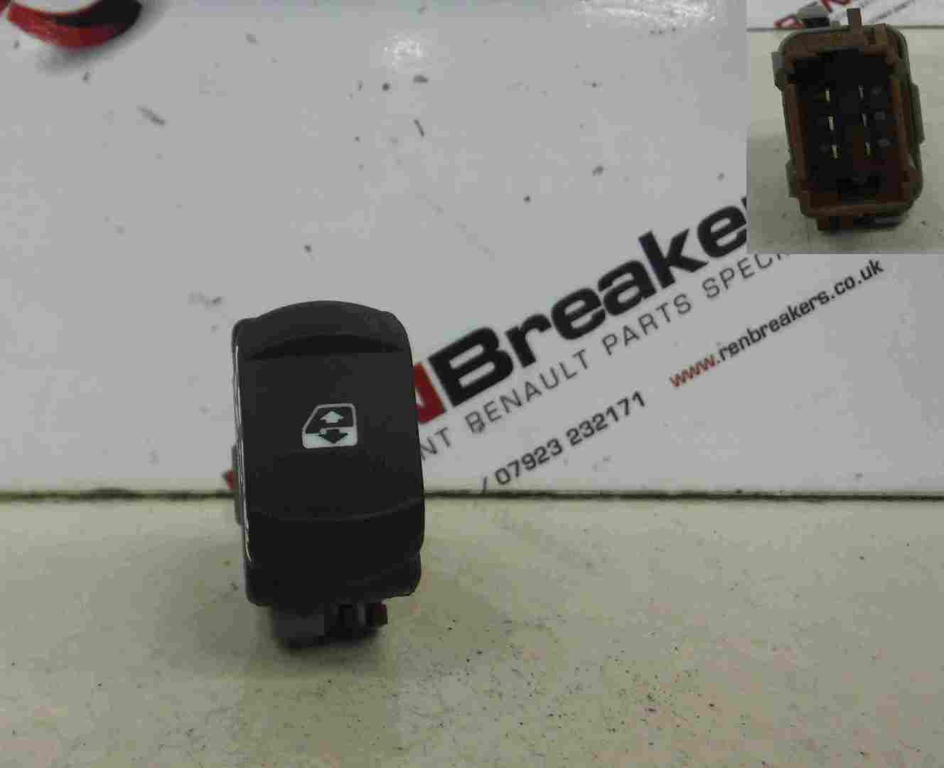 Renault Megane + Convertible 2002-2008 Passenger Drivers OS NS Window Switch