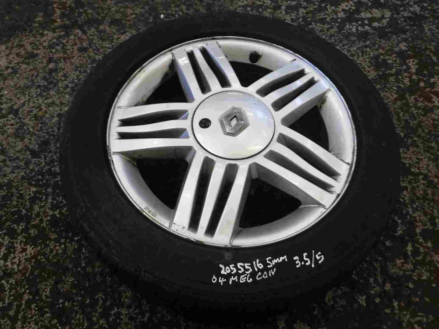 Renault Megane Convertible 2002-2008 Reinastella Alloy Wheel Tyre 205 55 16 5mm