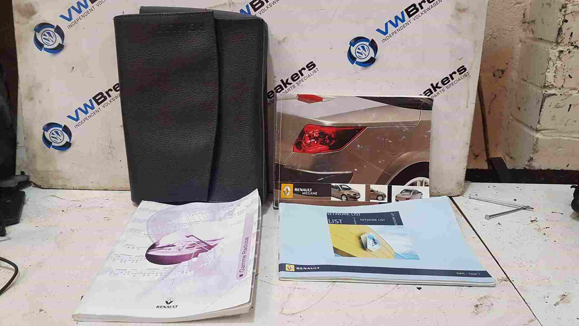 Renault Megane Convertible MK2 2002-2006 Document Wallet Booklet