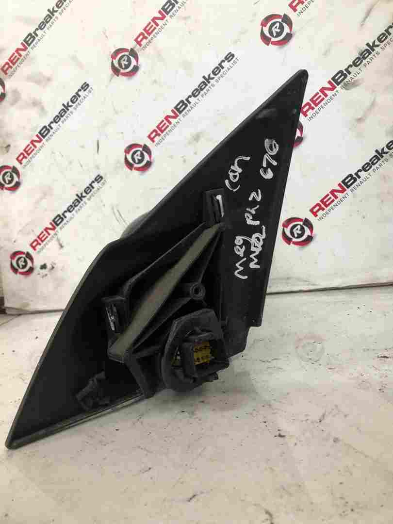 Thumb 5 Renault Megane Convertible MK2 2002-2008 Drivers Os Wing Mirror Black 676 Pf