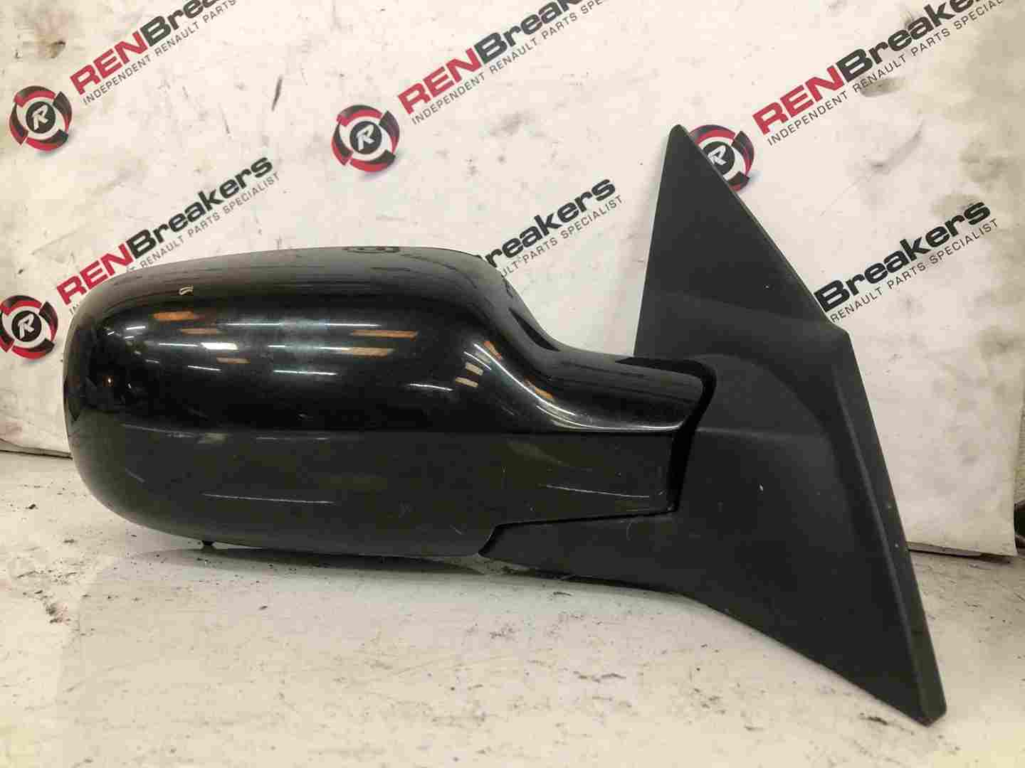 Renault Megane Convertible MK2 2002-2008 Drivers Os Wing Mirror Black 676 Pf