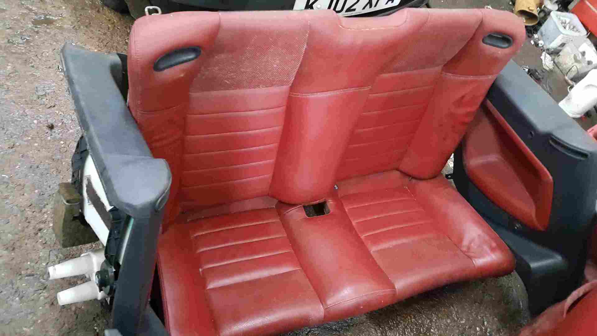 Thumb 7 Renault Megane Convertible MK2 2002-2008 Red Leather Interior Cards Seats Cards