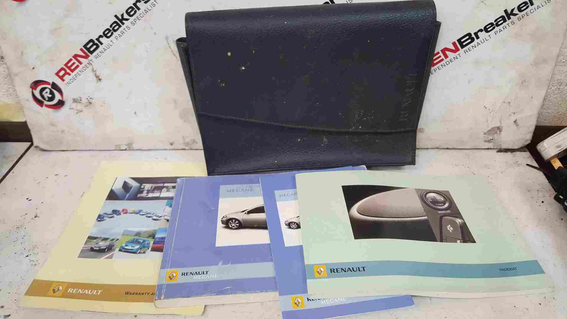 Renault Megane Convertible MK2 2006-2008 Document Booklet Quick Guides