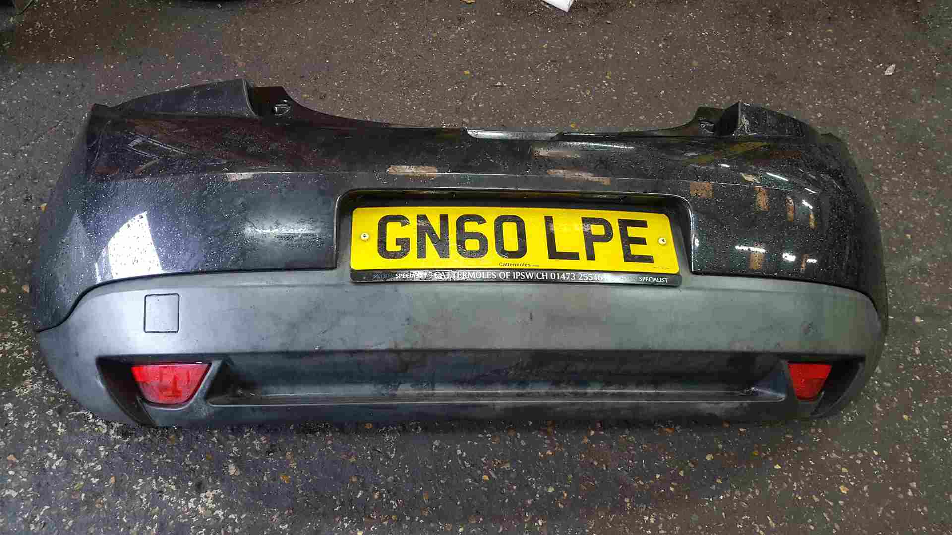 Thumb 2 Renault Megane Coupe 2008-2010 Rear Bumper Black 676