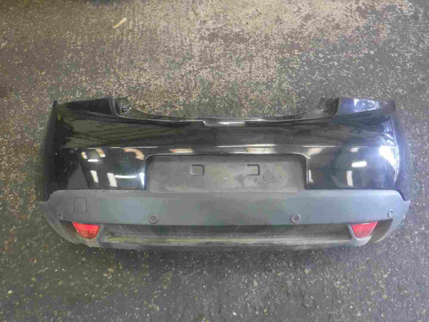Renault Megane Coupe 2008-2010 Rear Bumper Black 676 With Sensors