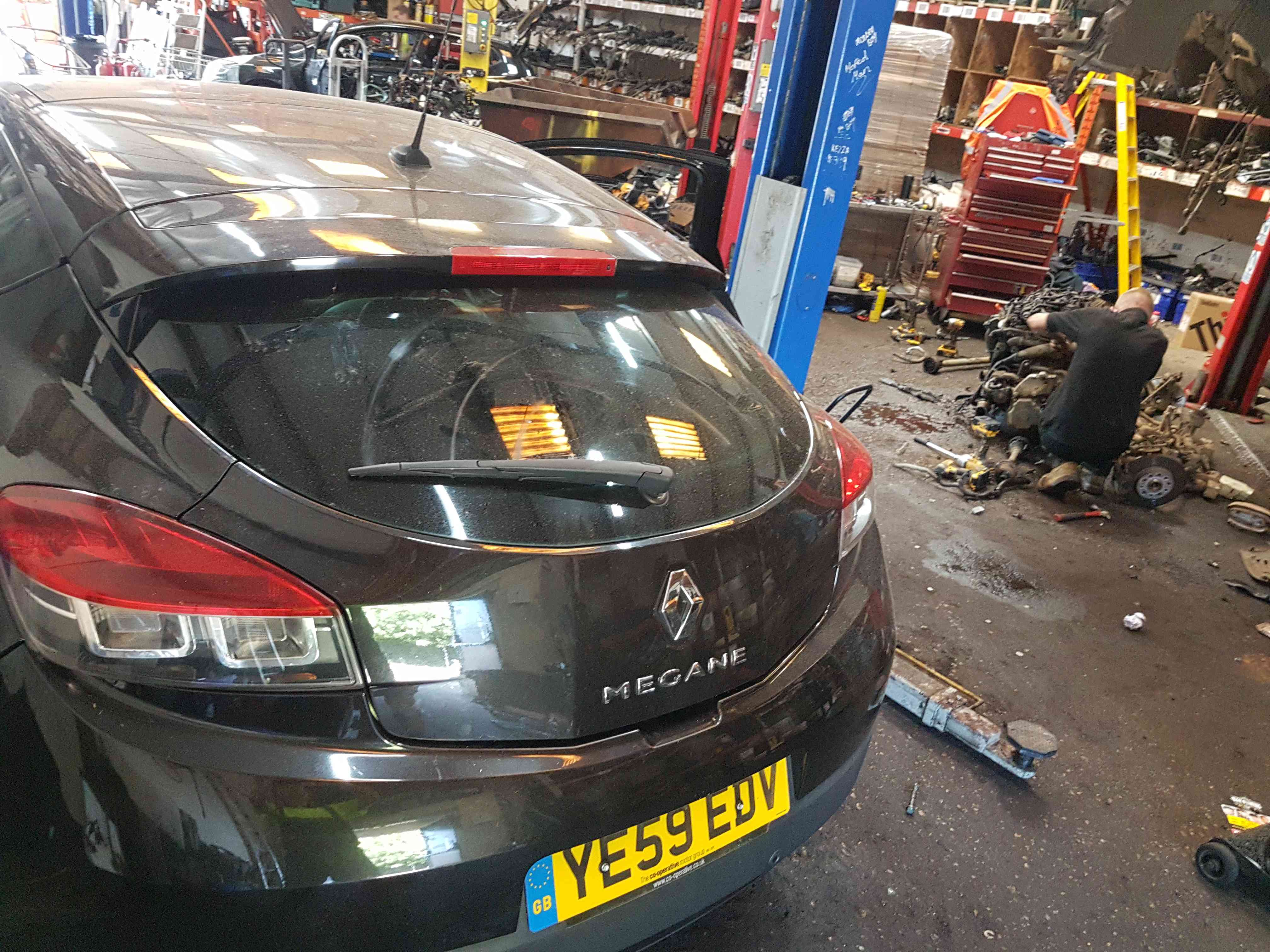 Thumb 3 Renault Megane Coupe 2008-2012 Rear Boot Tailgate Black 676