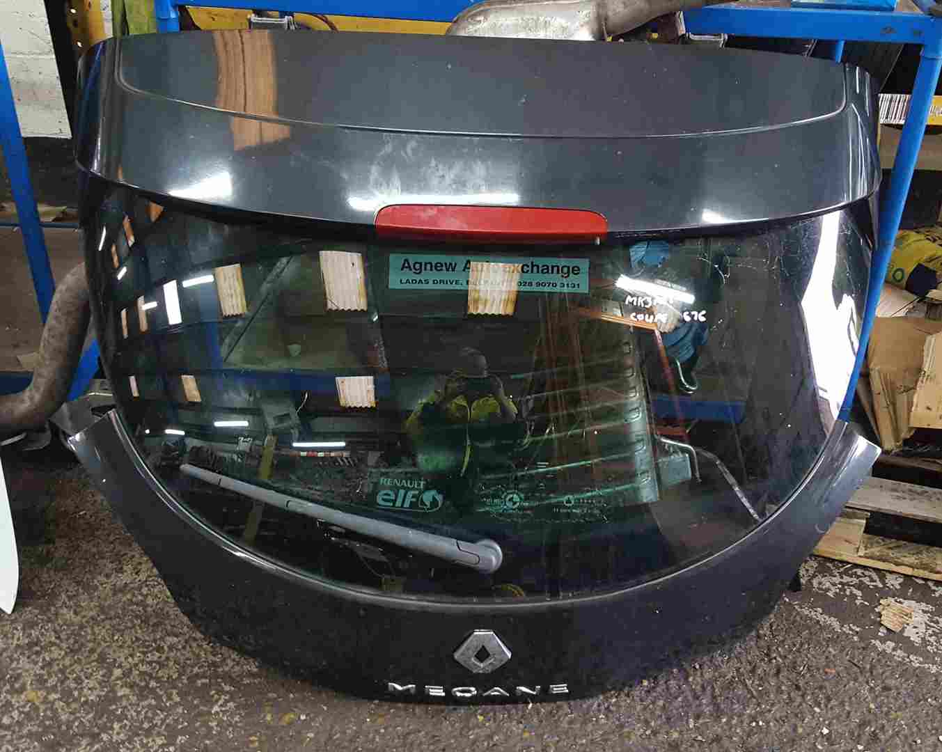 Thumb 2 Renault Megane Coupe 2008-2012 Rear Boot Tailgate Black 676 5/5