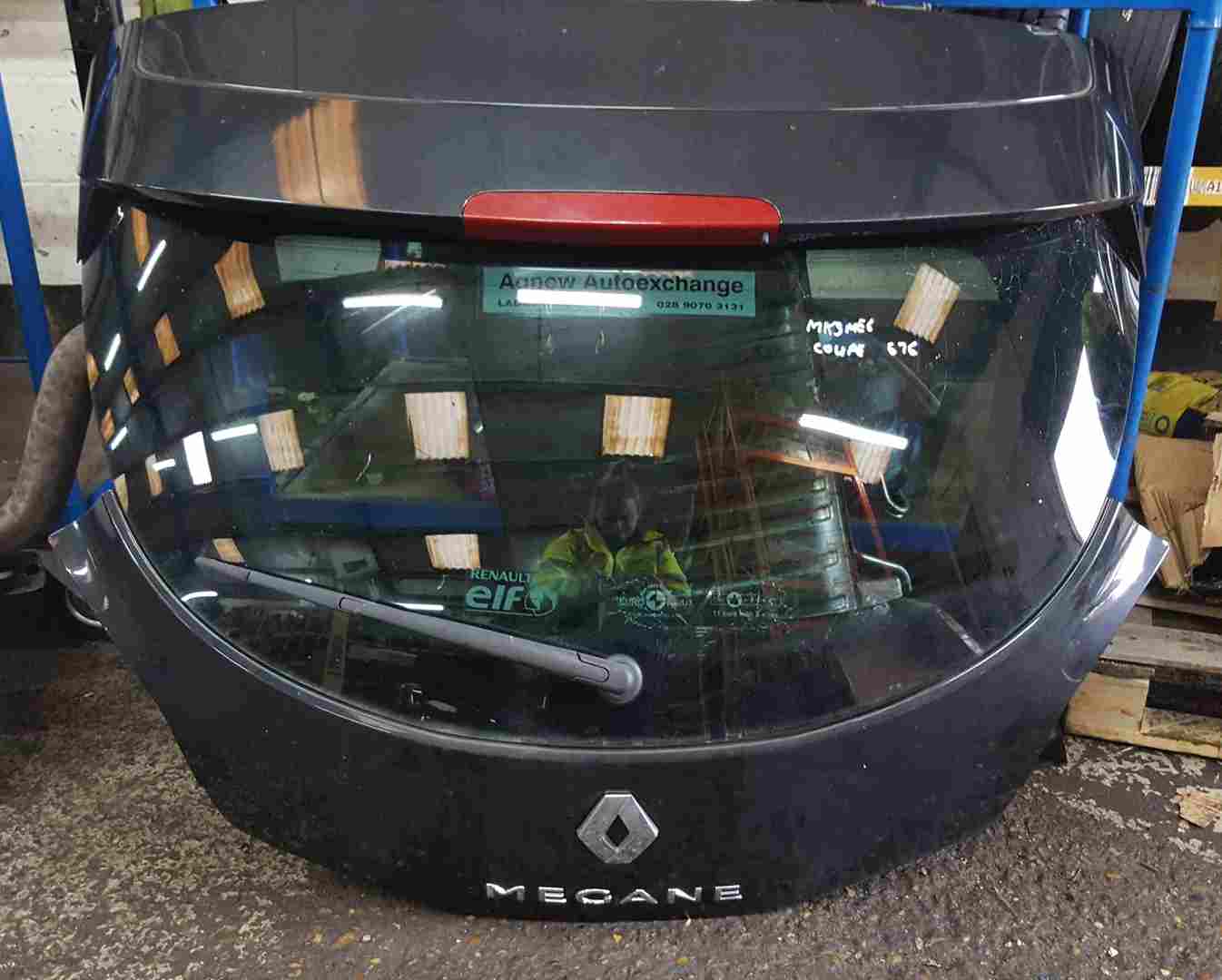 Thumb 4 Renault Megane Coupe 2008-2012 Rear Boot Tailgate Black 676 5/5