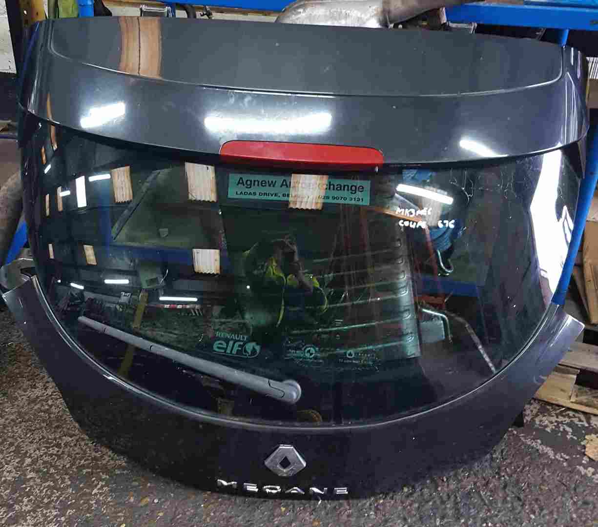 Renault Megane Coupe 2008-2012 Rear Boot Tailgate Black 676 5/5