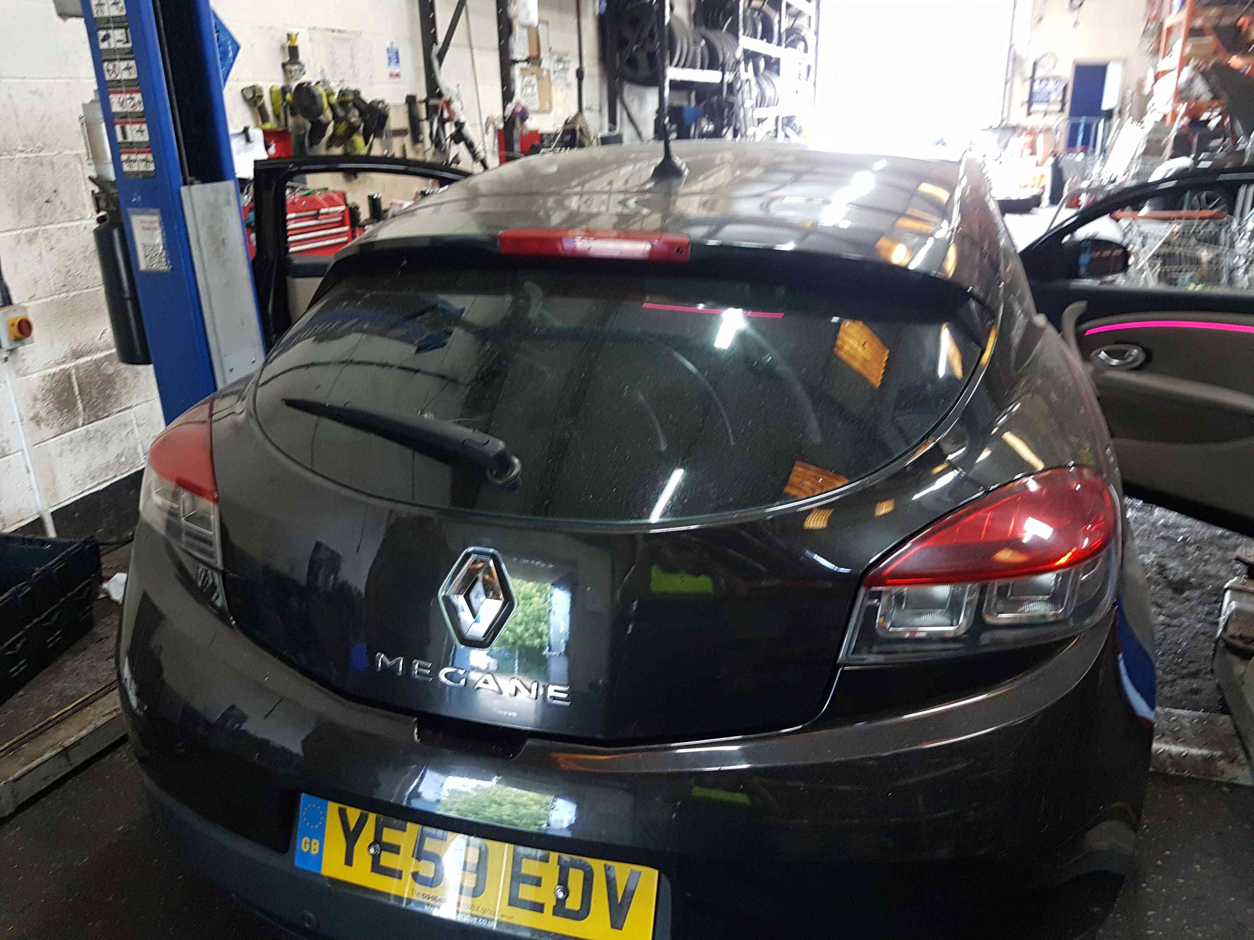 Thumb 7 Renault Megane Coupe 2008-2012 Rear Boot Tailgate Black 676