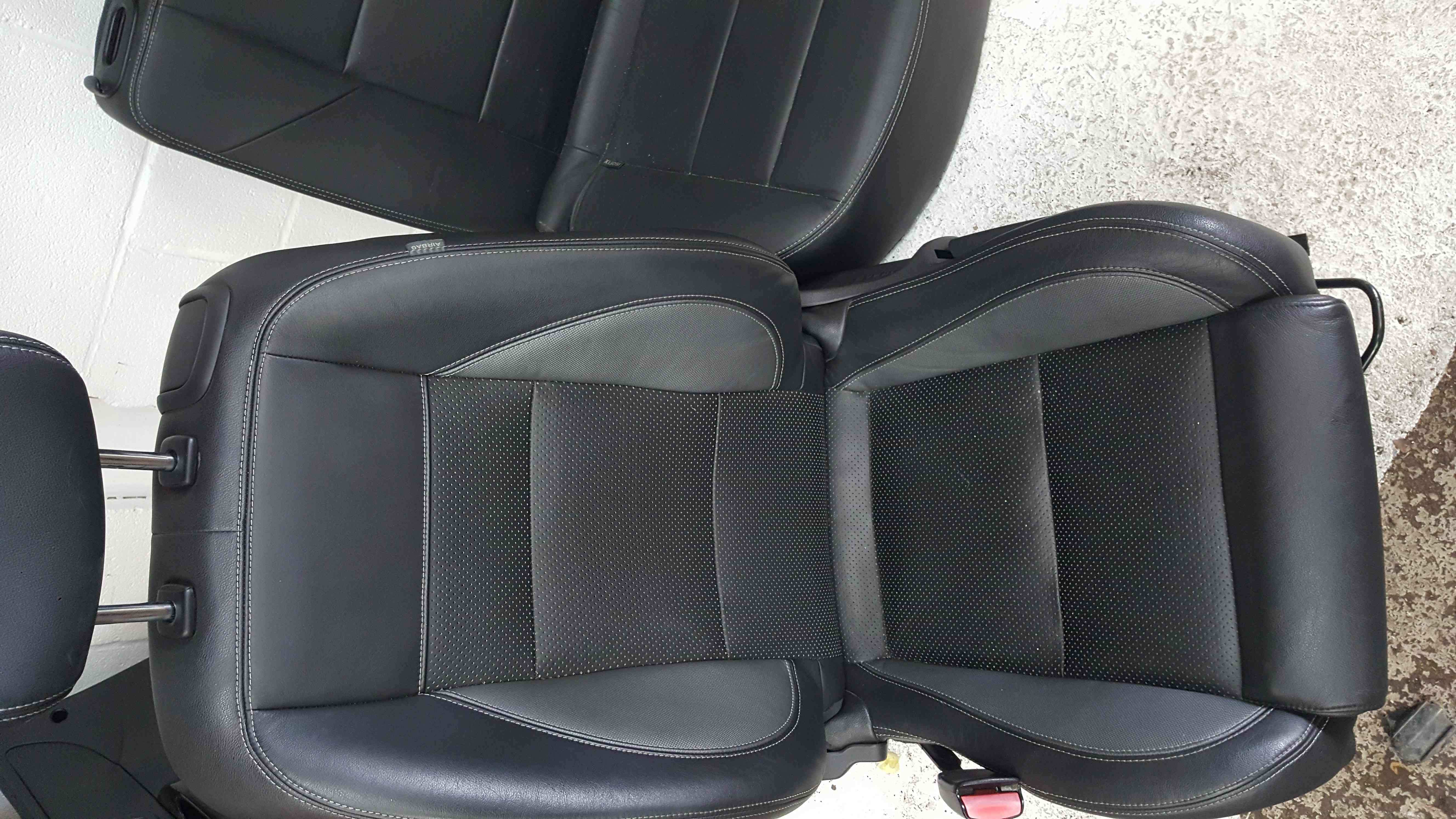 Renault Megane Coupe 2008-2014 Black Leather Interior SET Seats Chairs 3Dr Rs