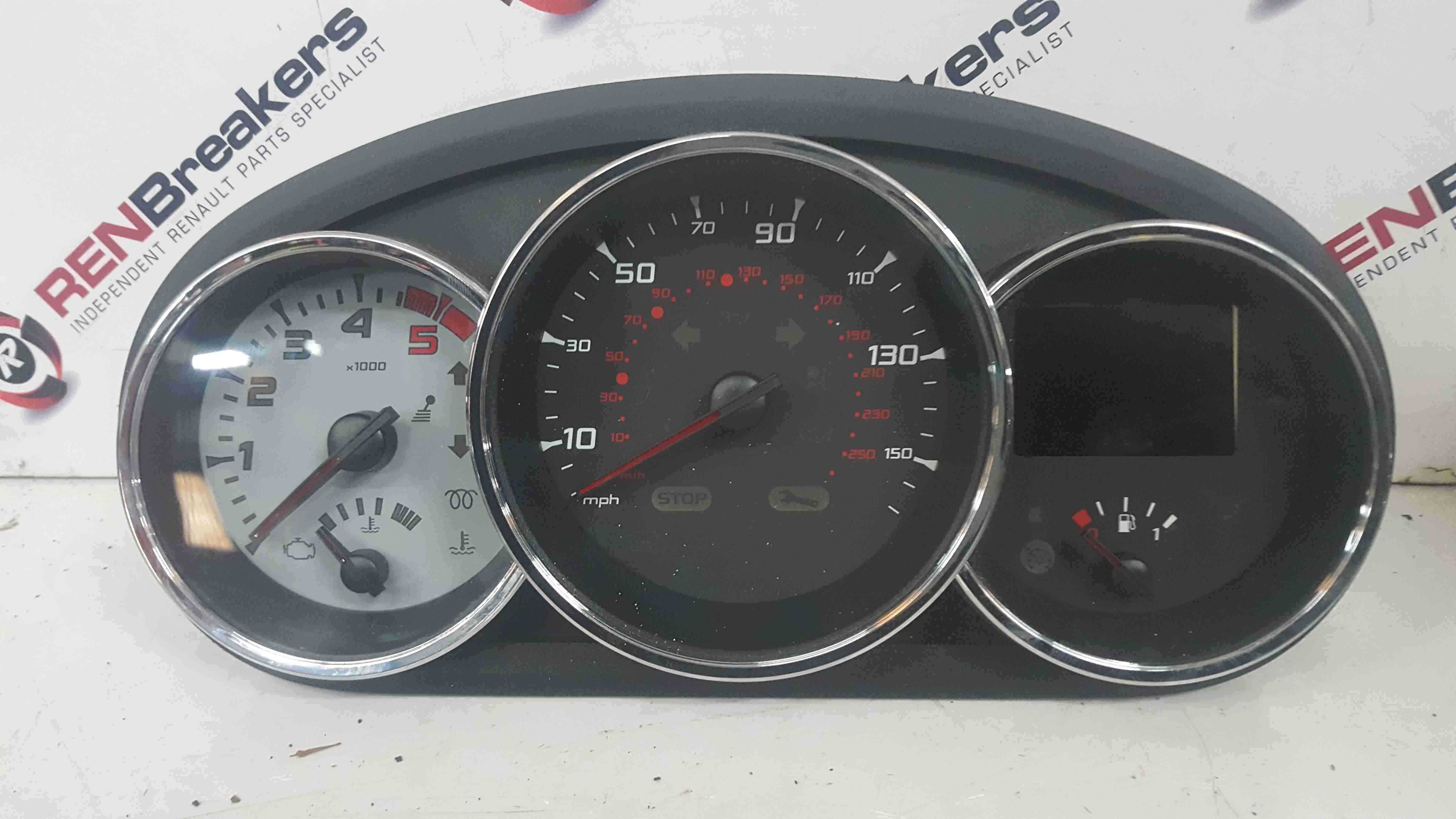 Renault Megane Coupe MK3 2008-2010 Instrument Panel Cluster Clock Dials 134K