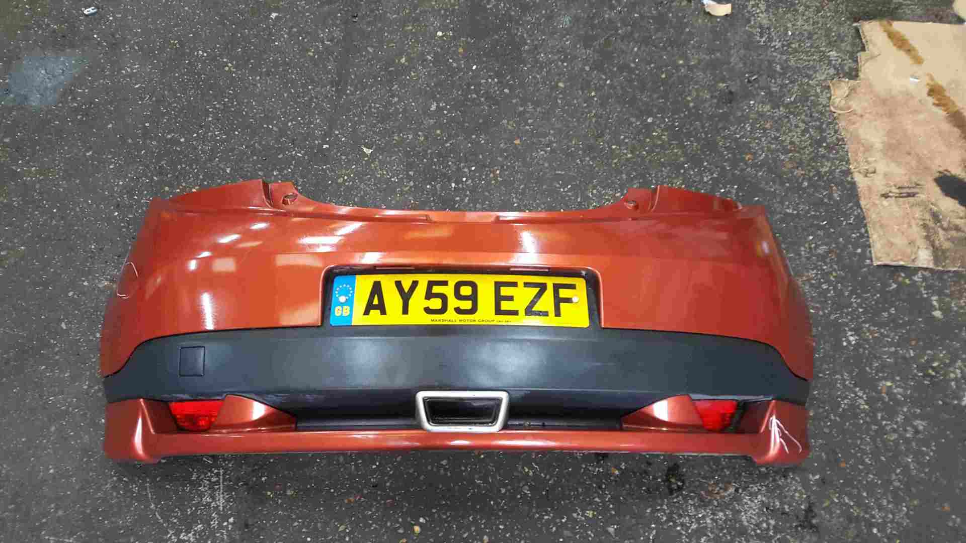 Renault Megane Coupe MK3 2008-2010 World Series Rear Bumper Orange TEENJ