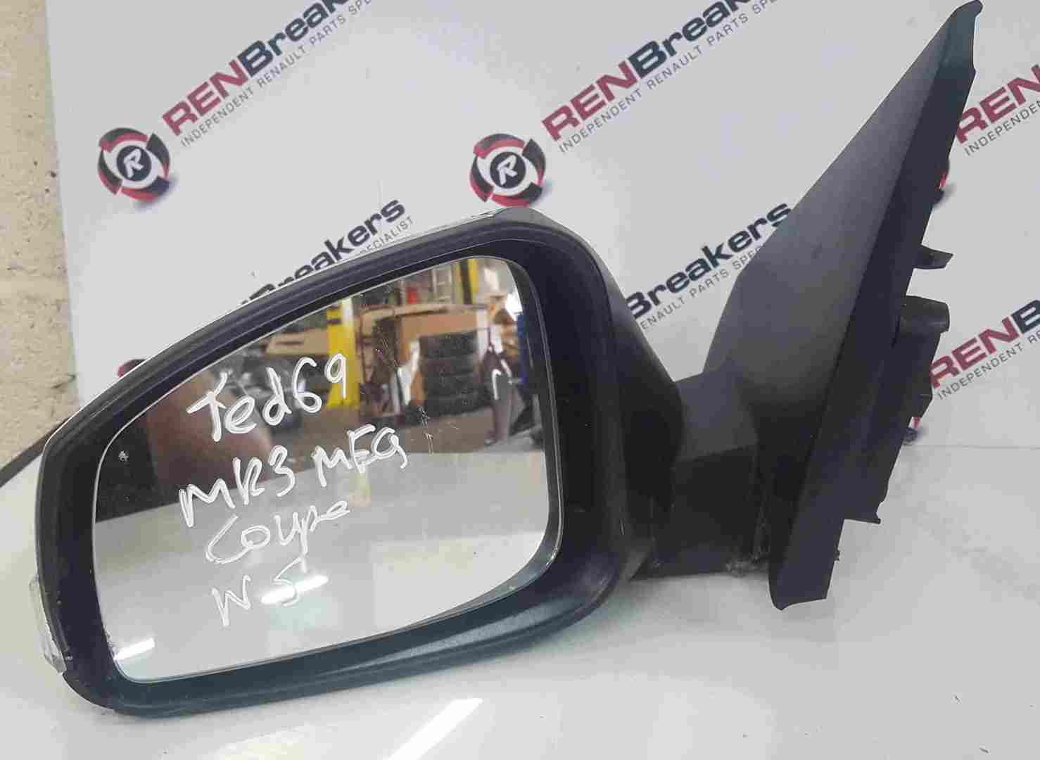 Thumb 5 Renault Megane Coupe MK3 2008-2012 Passenger NS Wing Mirror Silver TED69