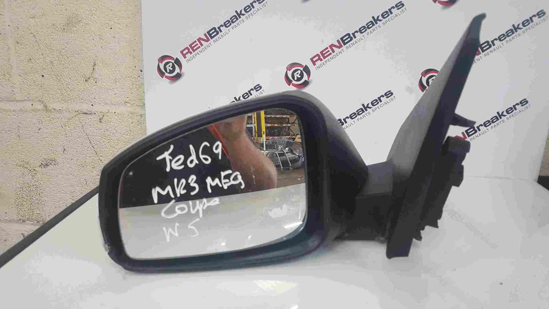 Thumb 2 Renault Megane Coupe MK3 2008-2012 Passenger NS Wing Mirror Silver TED69
