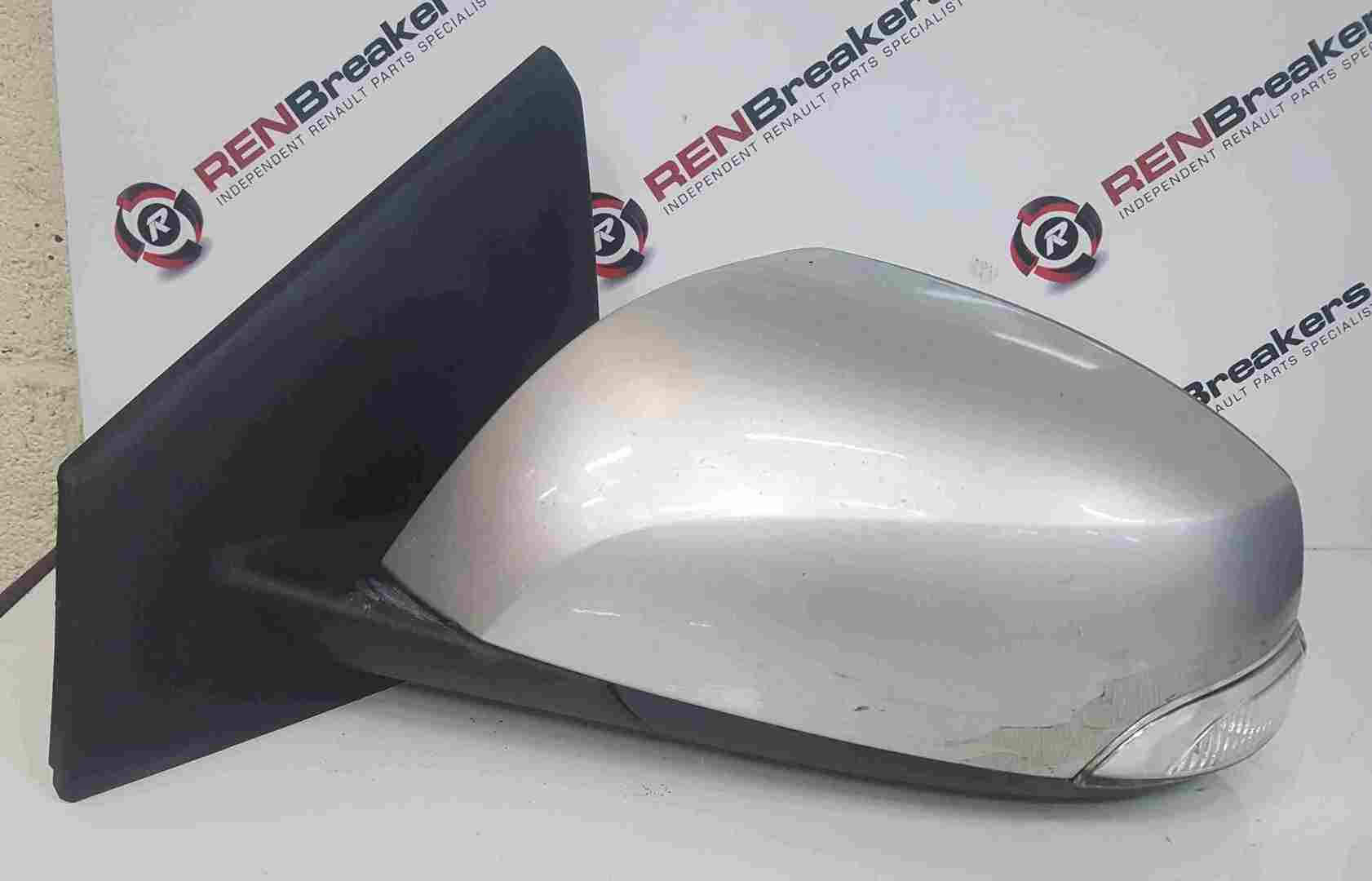 Renault Megane Coupe MK3 2008-2012 Passenger NS Wing Mirror Silver TED69
