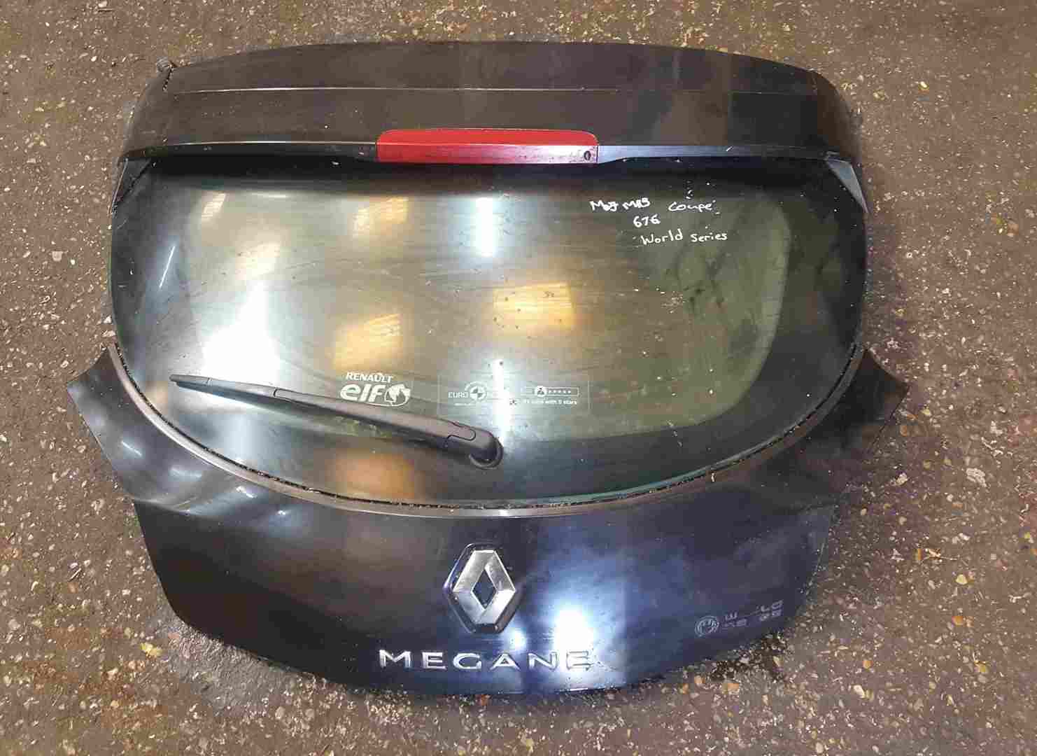 Renault Megane Coupe MK3 2008-2012 Rear Boot Tailgate Black 676