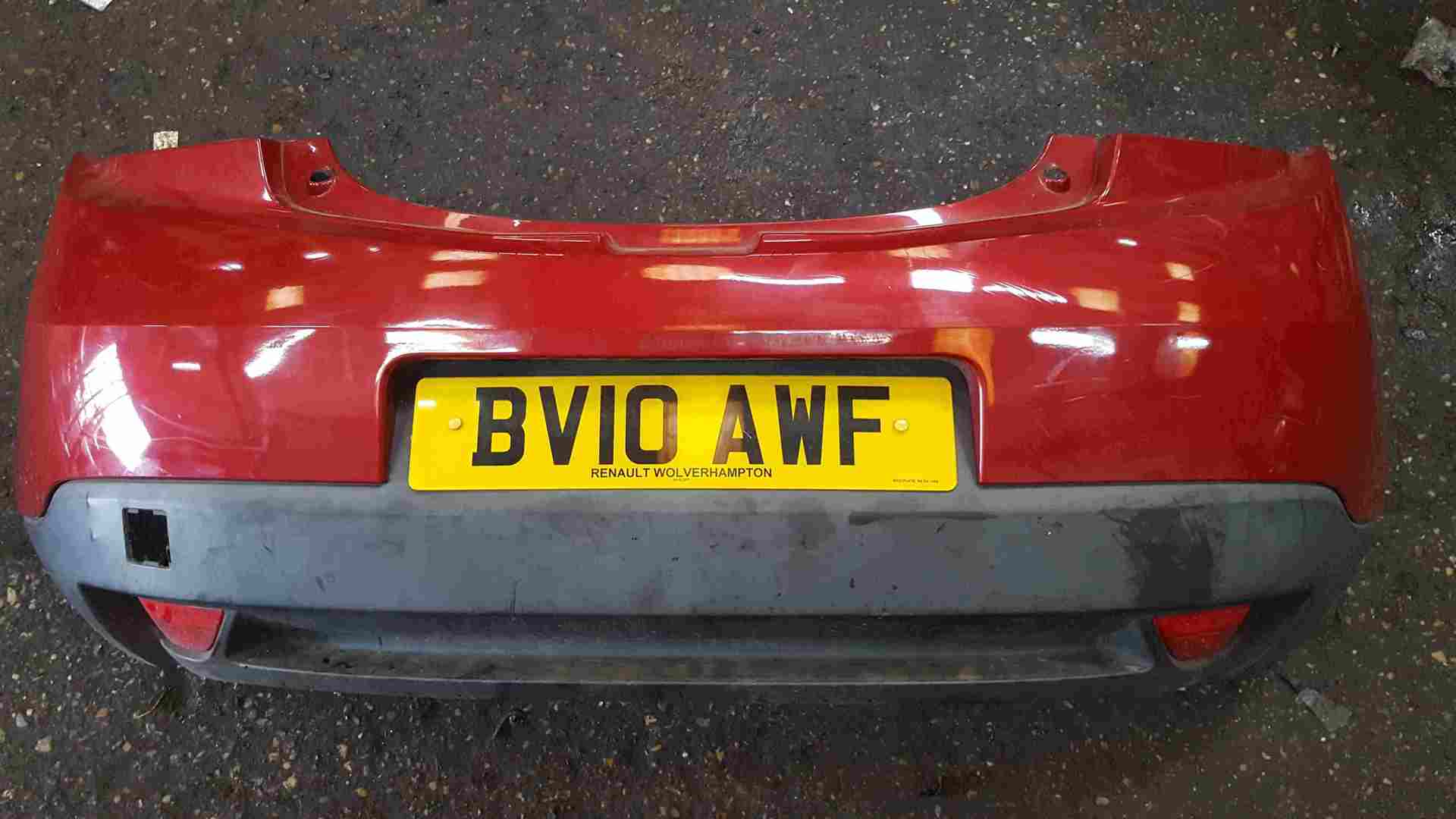 Renault Megane Coupe MK3 2008-2012 Rear Bumper Red TENNJ