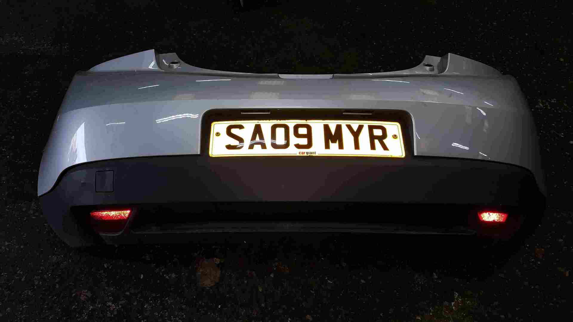 Renault Megane Coupe MK3 2008-2012 Rear Bumper Silver TED69