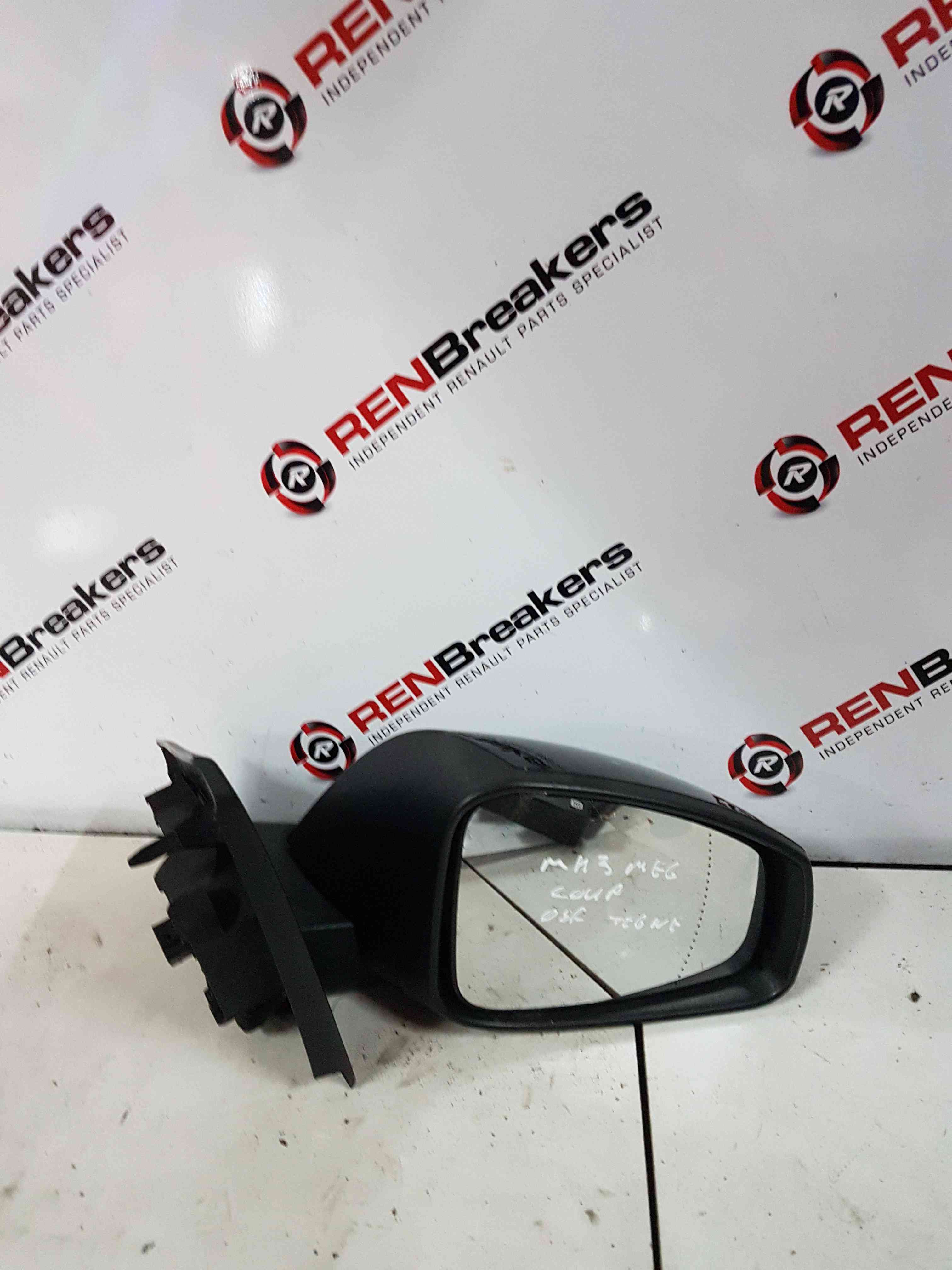 Thumb 3 Renault Megane Coupe MK3 2008-2014 Drivers Os Wing Mirror Black Tegne