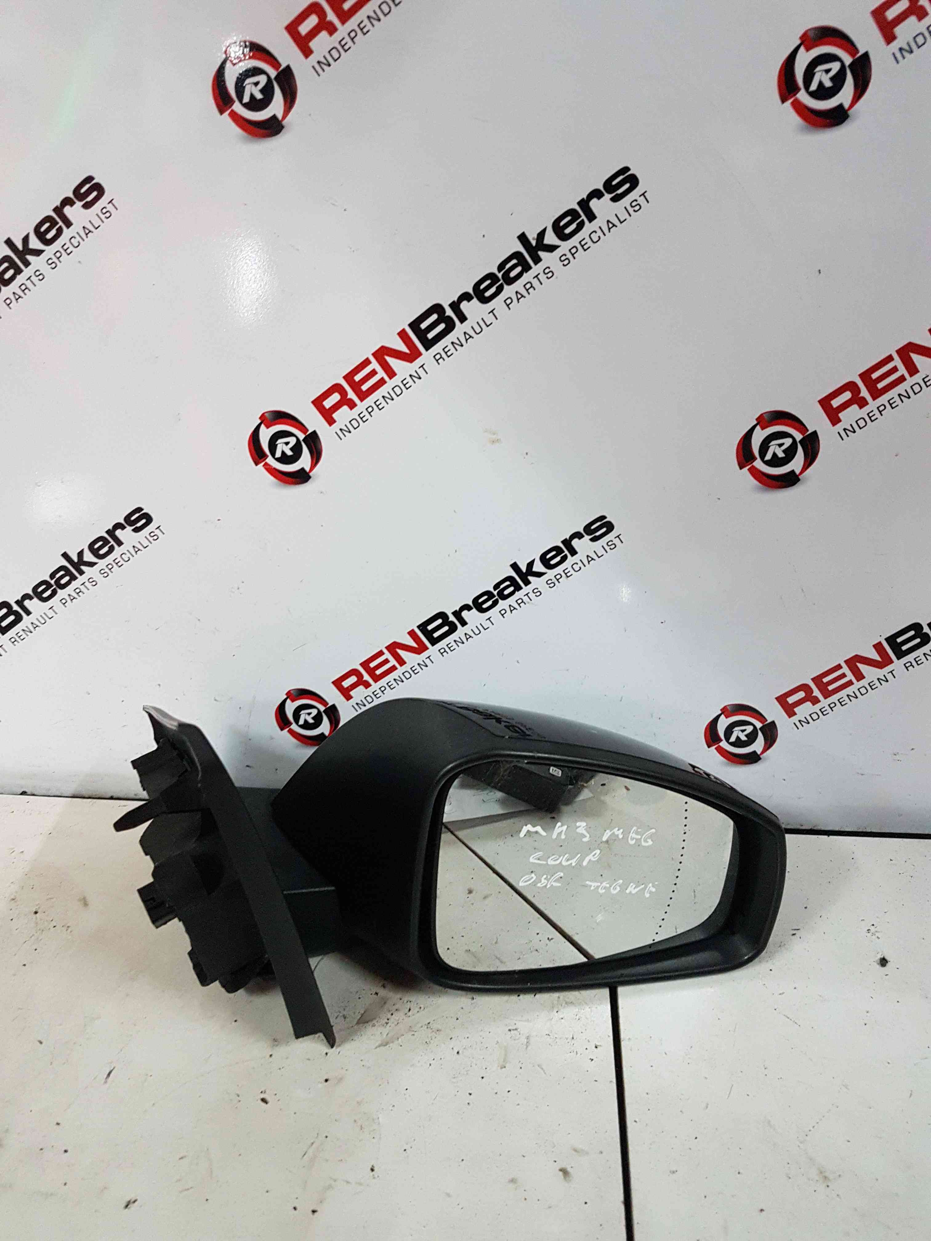 Thumb 4 Renault Megane Coupe MK3 2008-2014 Drivers Os Wing Mirror Black Tegne