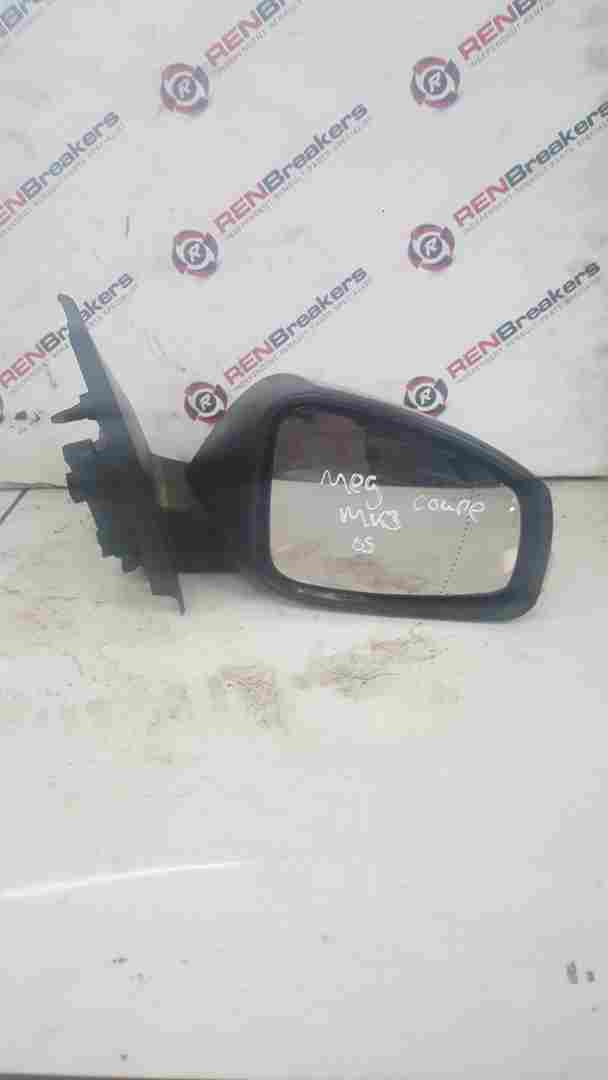 Renault Megane Coupe MK3 2008-2014 Drivers Os Wing Mirror Painted Sliver 