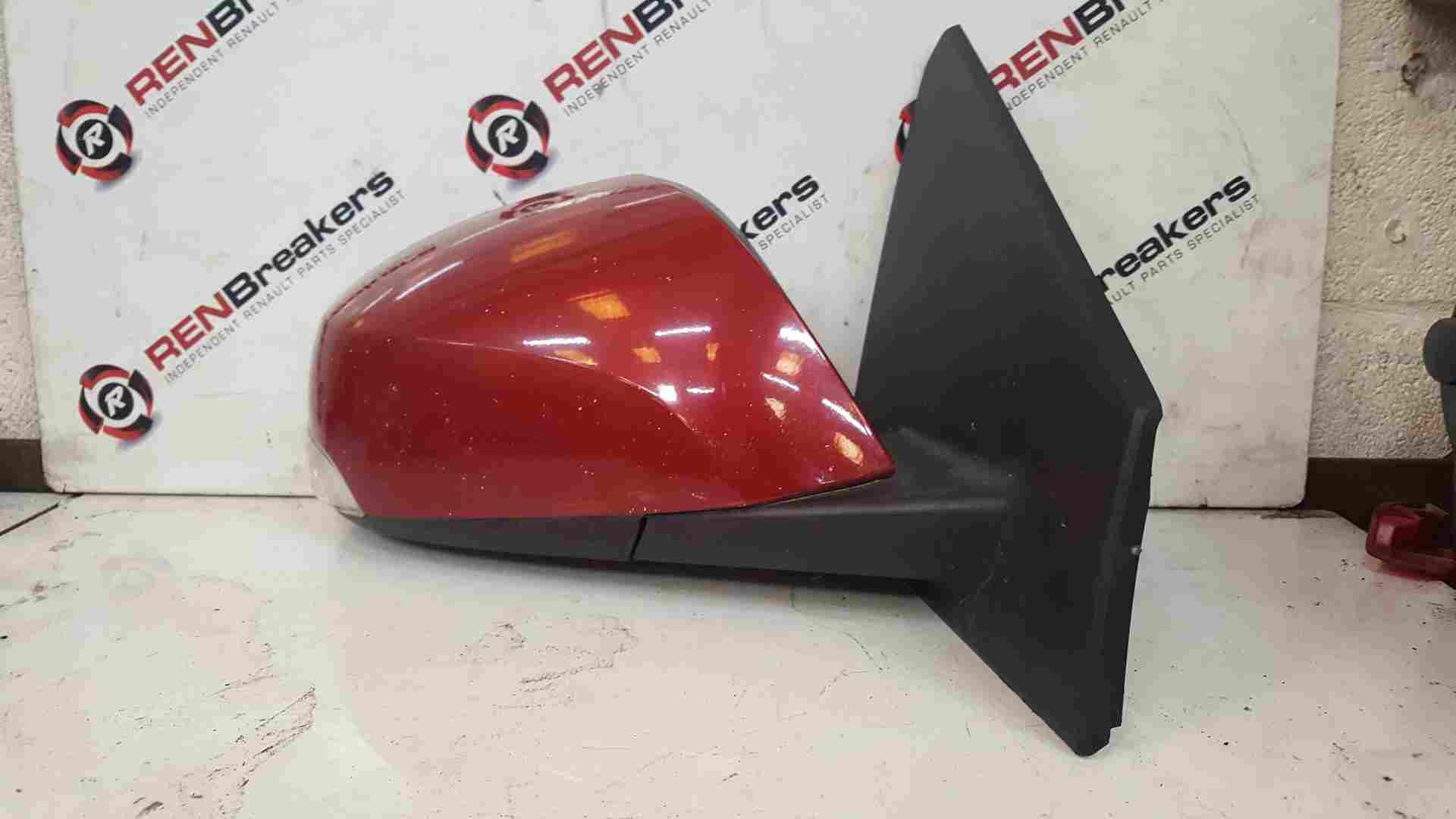 Renault Megane Coupe MK3 2008-2014 Drivers Os Wing Mirror RED Tennj