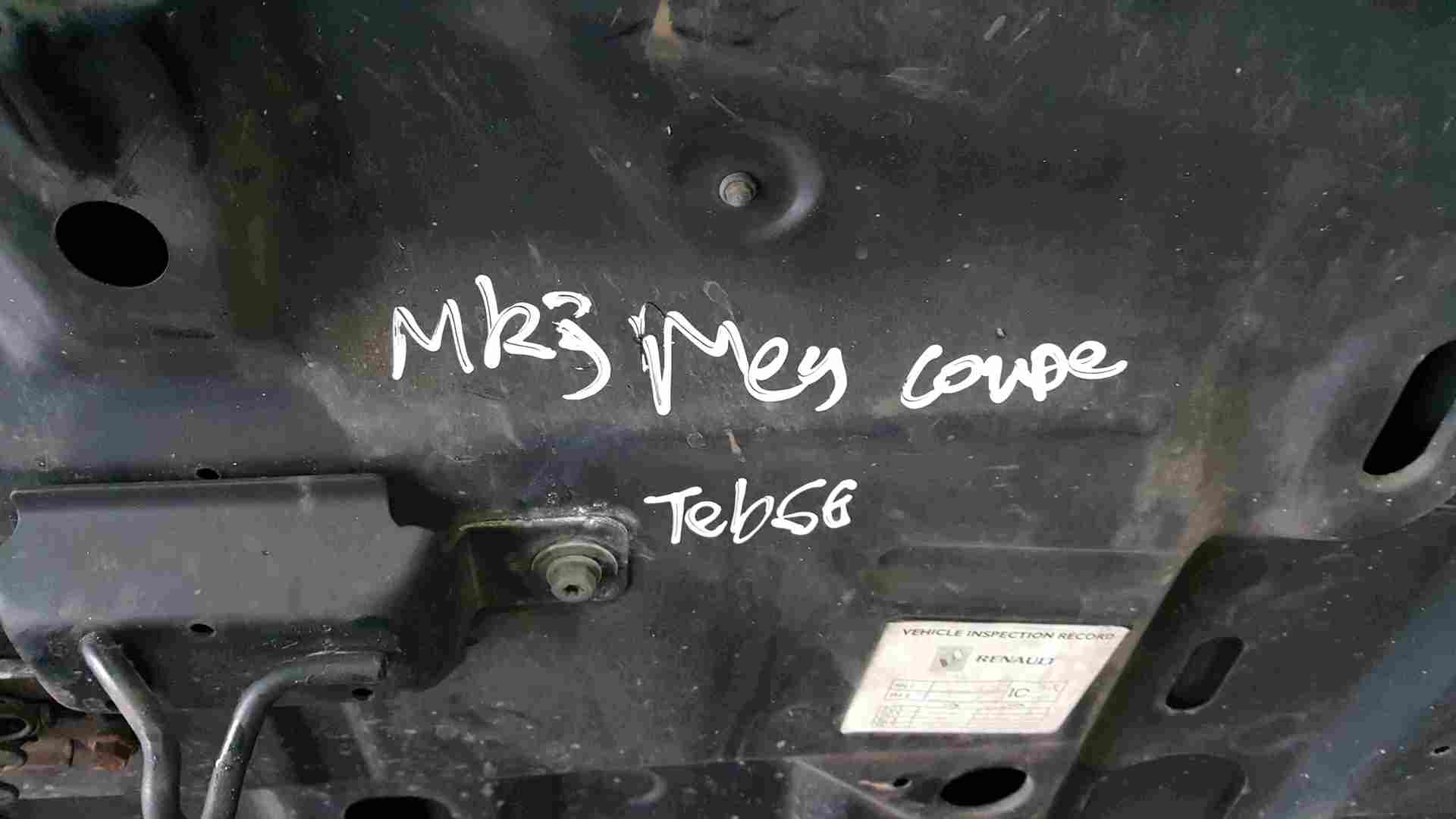 Thumb 2 Renault Megane Coupe MK3 2008-2014 Front Bonnet Grey TEB66