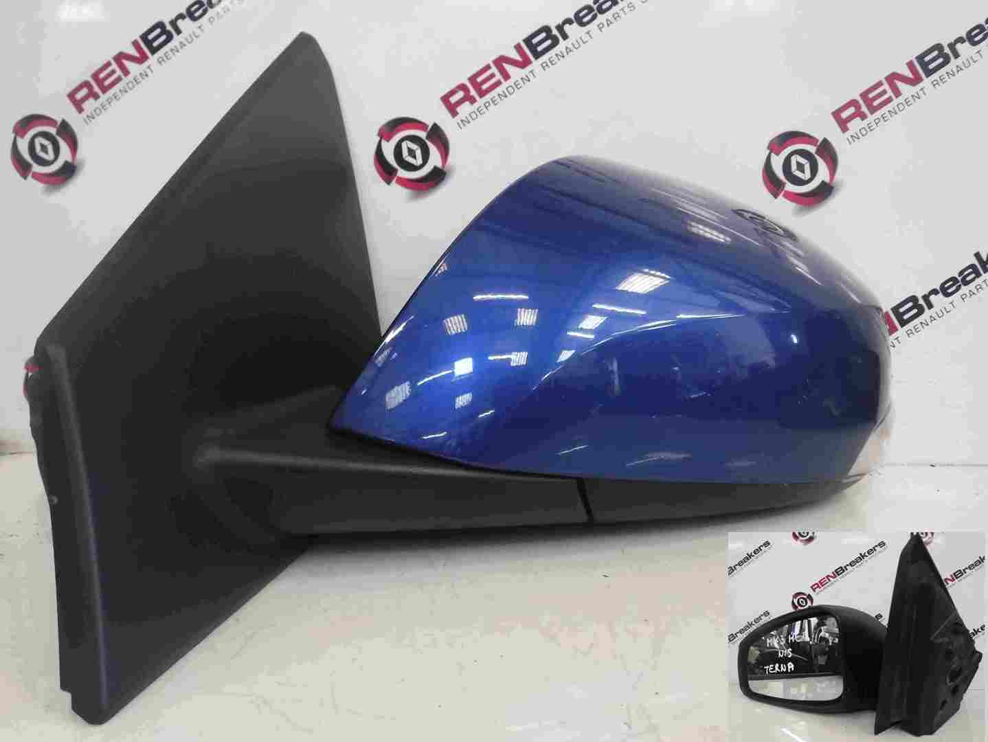 Renault Megane Coupe MK3 2008-2014 Passenger NS Wing Mirror Blue TERNA