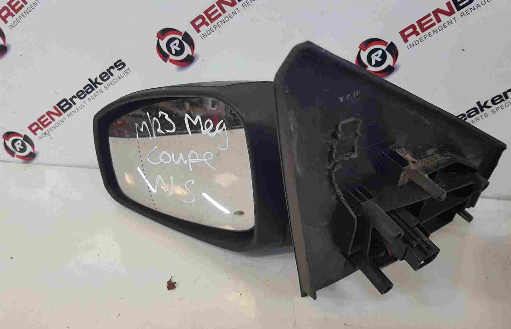 Renault Megane Coupe MK3 2008-2014 Passenger NS Wing Mirror Plain Electric