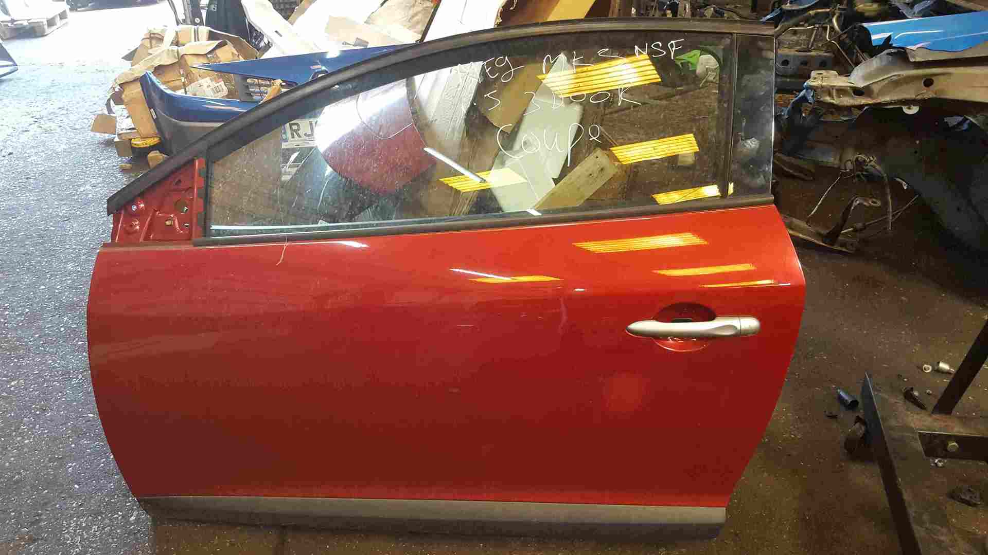 Renault Megane Coupe MK3 2008-2014 Passenger NSF Front Door Red TENNJ